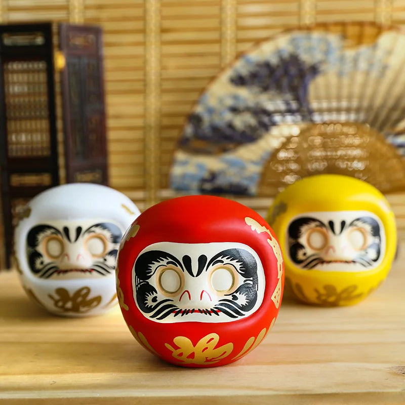 Ceramic Daruma Doll – Symbol of Perseverance and Good Luck