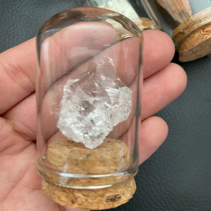 Natural Raw Stone Crystal Display Jar – A Unique Specimen Collection