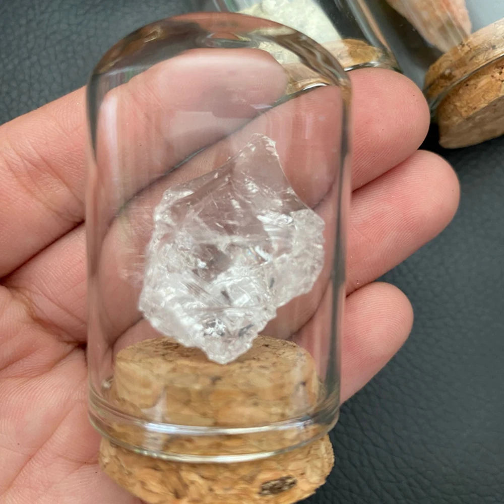 Natural Raw Stone Crystal Display Jar – A Unique Specimen Collection