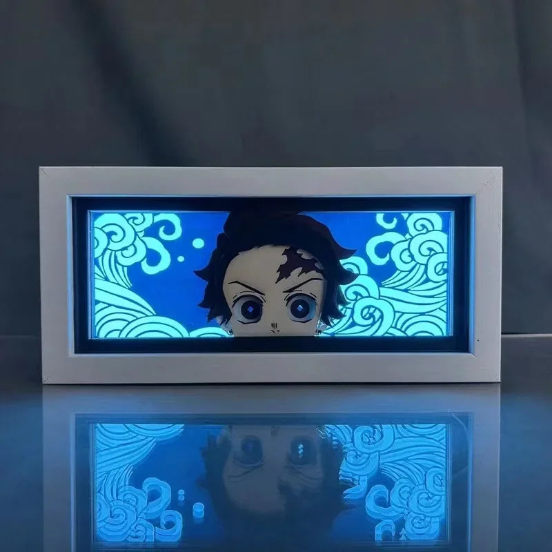 Bandai 3D Paper Carving Night Light – Anime Light Box