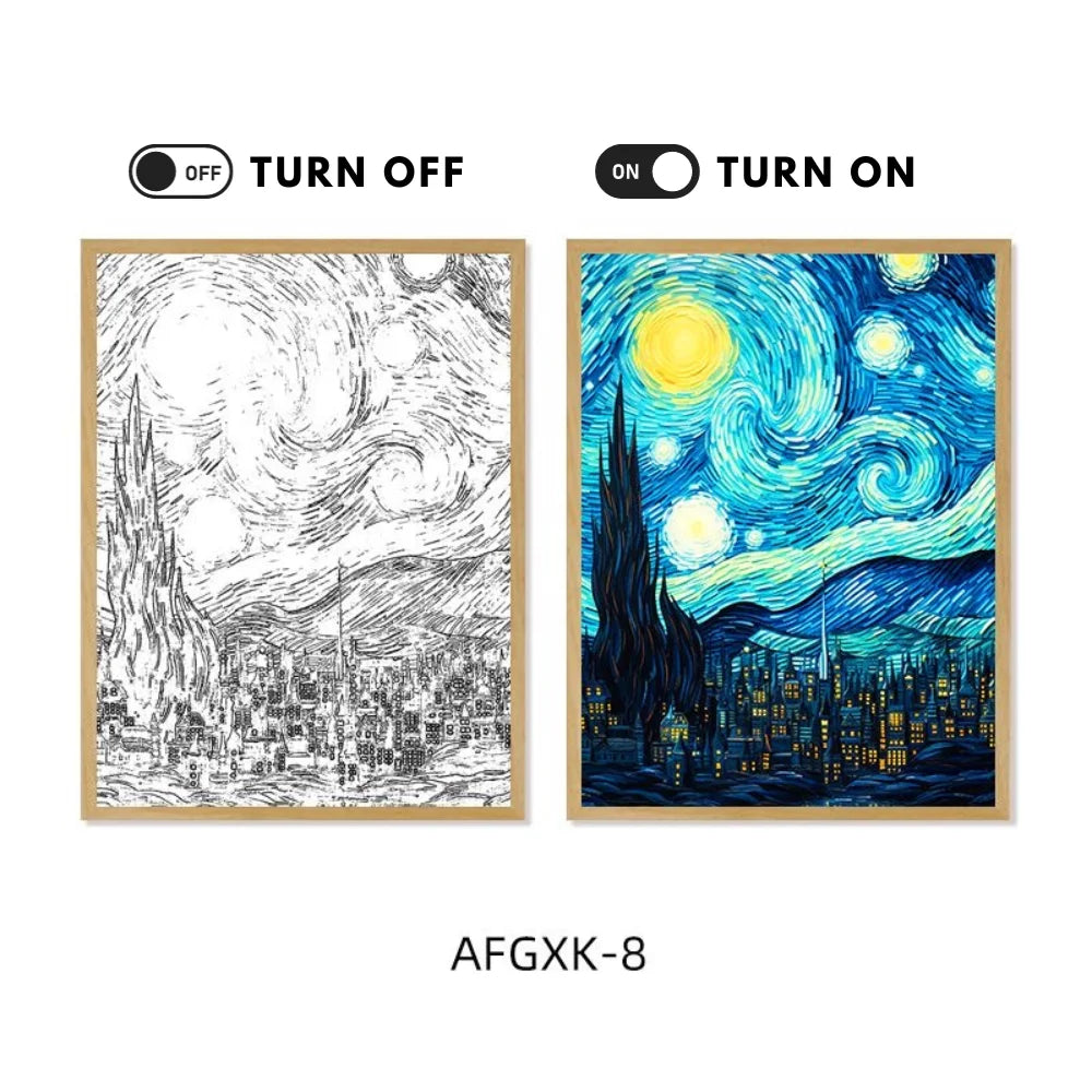 Van Gogh LED Painting Lamp – A Blend of Art and Light