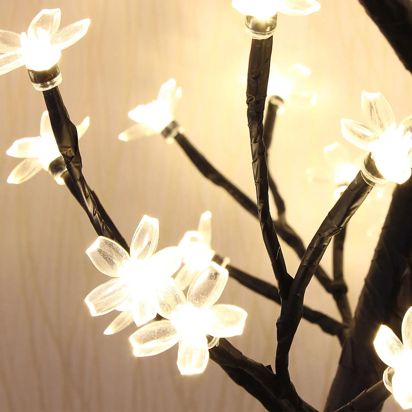 Cherry Blossom LED Bonsai Tree Light – Elegant Holiday Lamp Home Decor