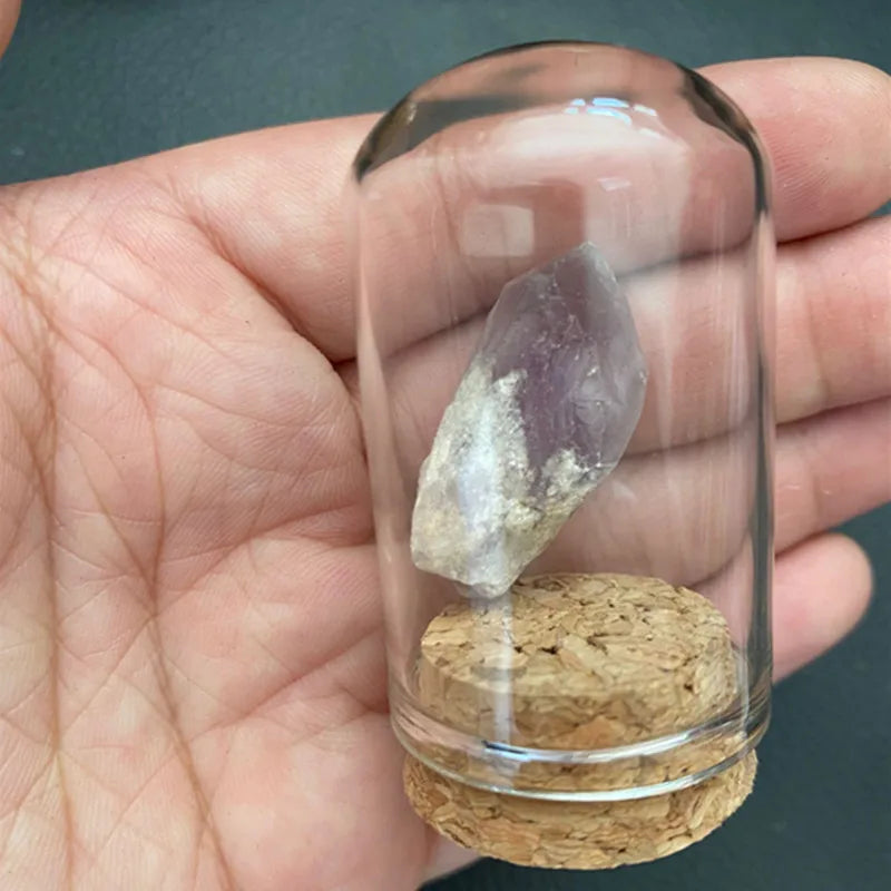 Natural Raw Stone Crystal Display Jar – A Unique Specimen Collection