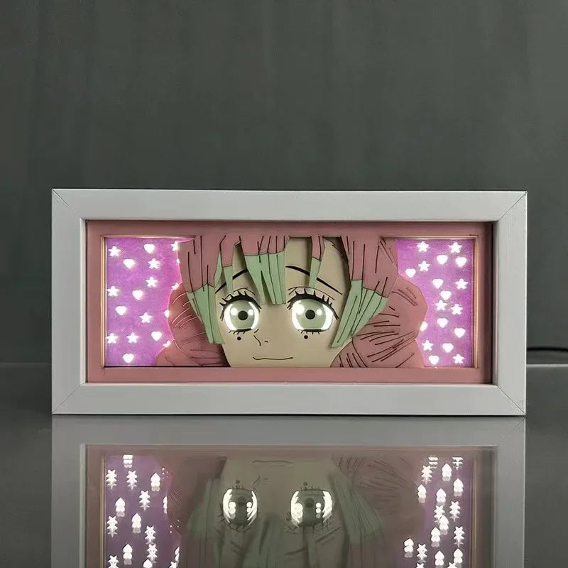 Bandai 3D Paper Carving Night Light – Anime Light Box