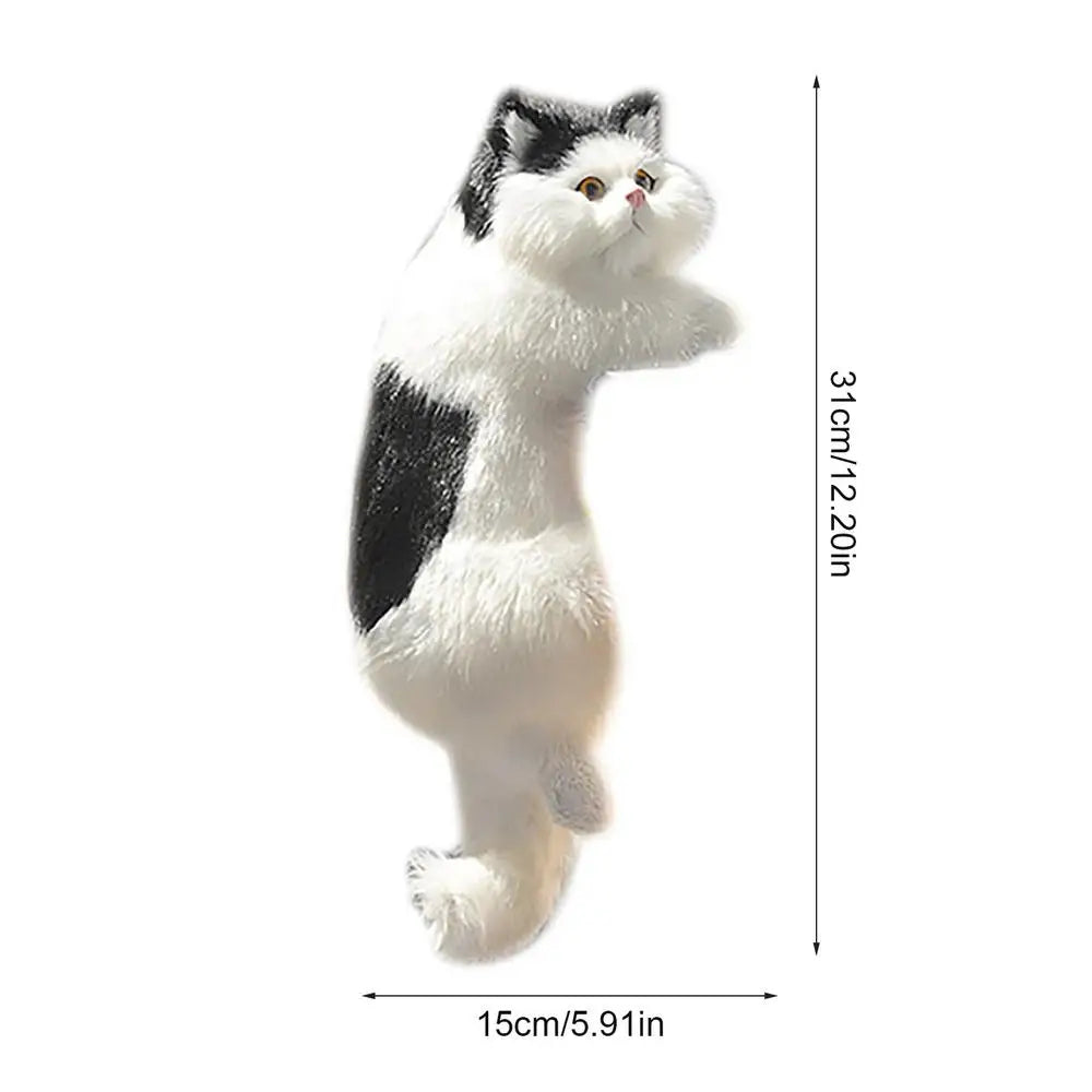 Simulation Furry Hanging Cat – Adorable Plush Decoration