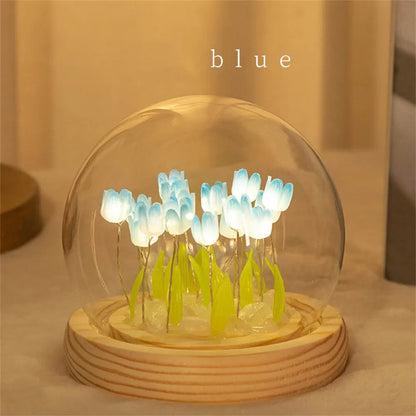 DIY Tulip Night Light – Elegant and Personalized Bedroom Decor