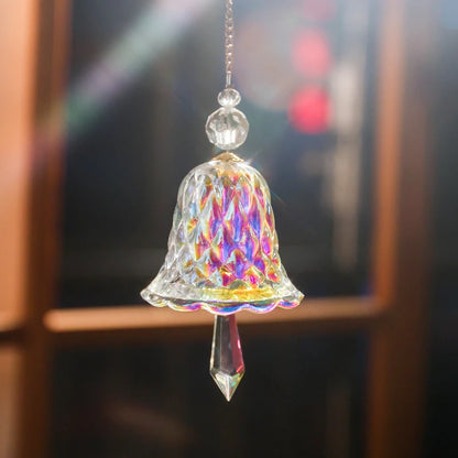 Rainbow Crystal Wind Chime Elegant Glass Decor – Stylish and Timeless Home Accent