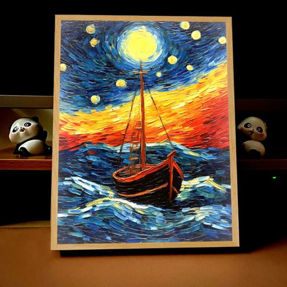 Van Gogh LED Painting Lamp – A Blend of Art and Light