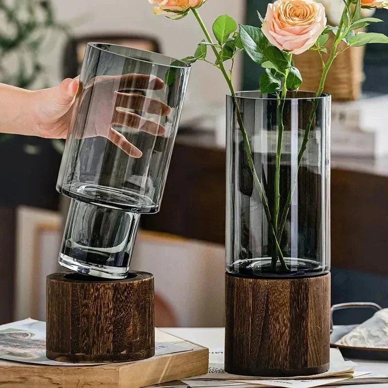 Vase Elegant Glass Decor – Modern Simplicity