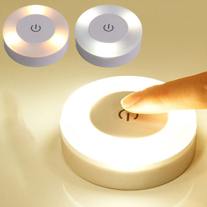 Touch-Control LED Night Light – Compact and Versatile Ambiance Lamp