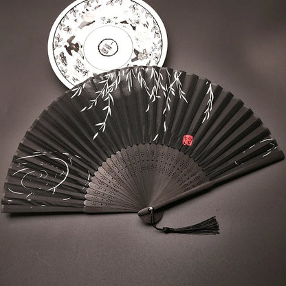 Vintage Handheld Folding Fan – Elegant and Functional Accessory