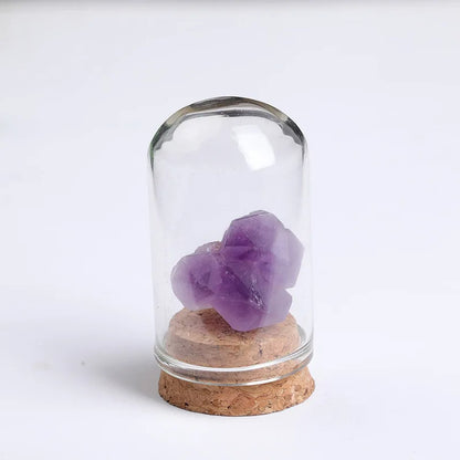 Natural Raw Stone Crystal Display Jar – A Unique Specimen Collection