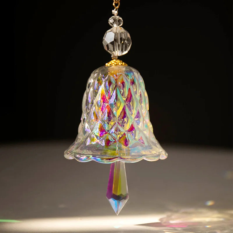 Rainbow Crystal Wind Chime Elegant Glass Decor – Stylish and Timeless Home Accent