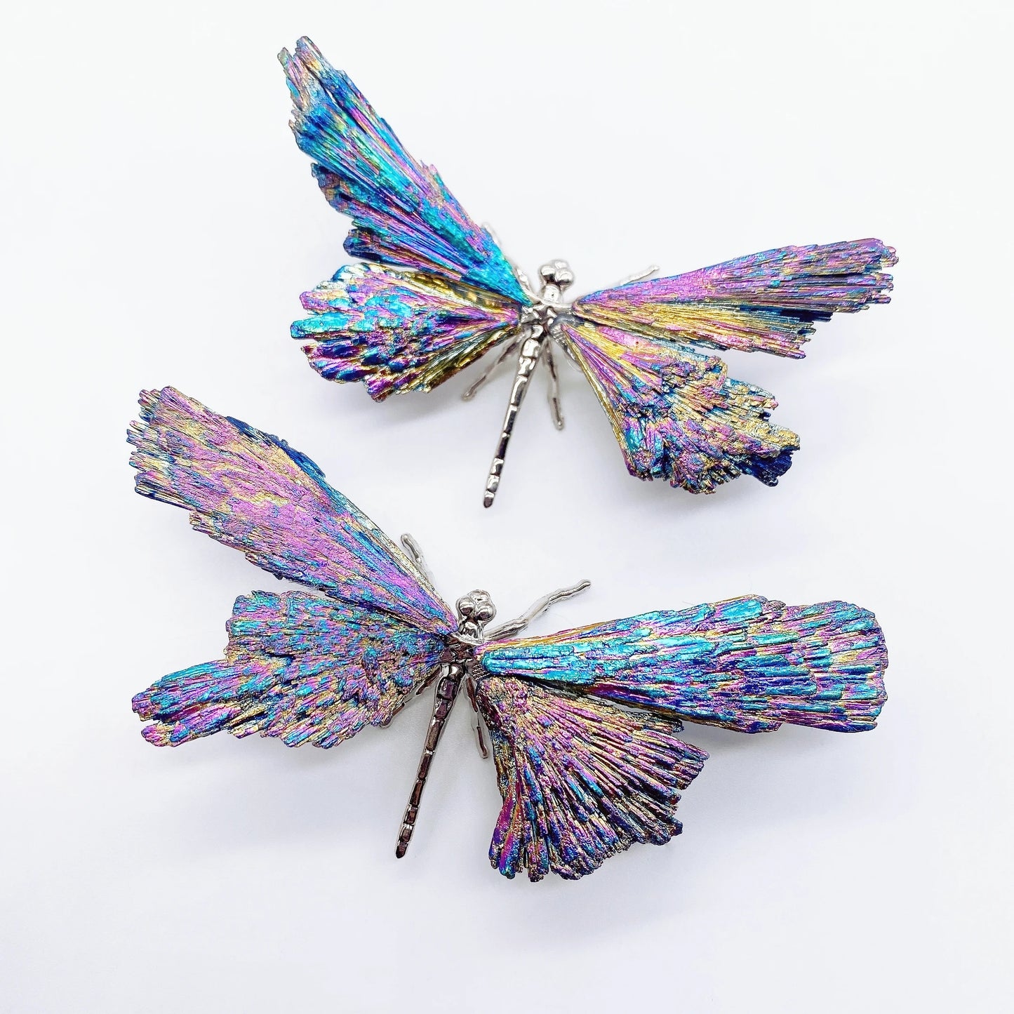 Natural Black Tourmaline Dragonfly – Handcrafted Healing Crystal Decor