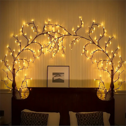 WELPUR LED Willow Vine Tree Light – Elegant DIY Decor for Any Occasion