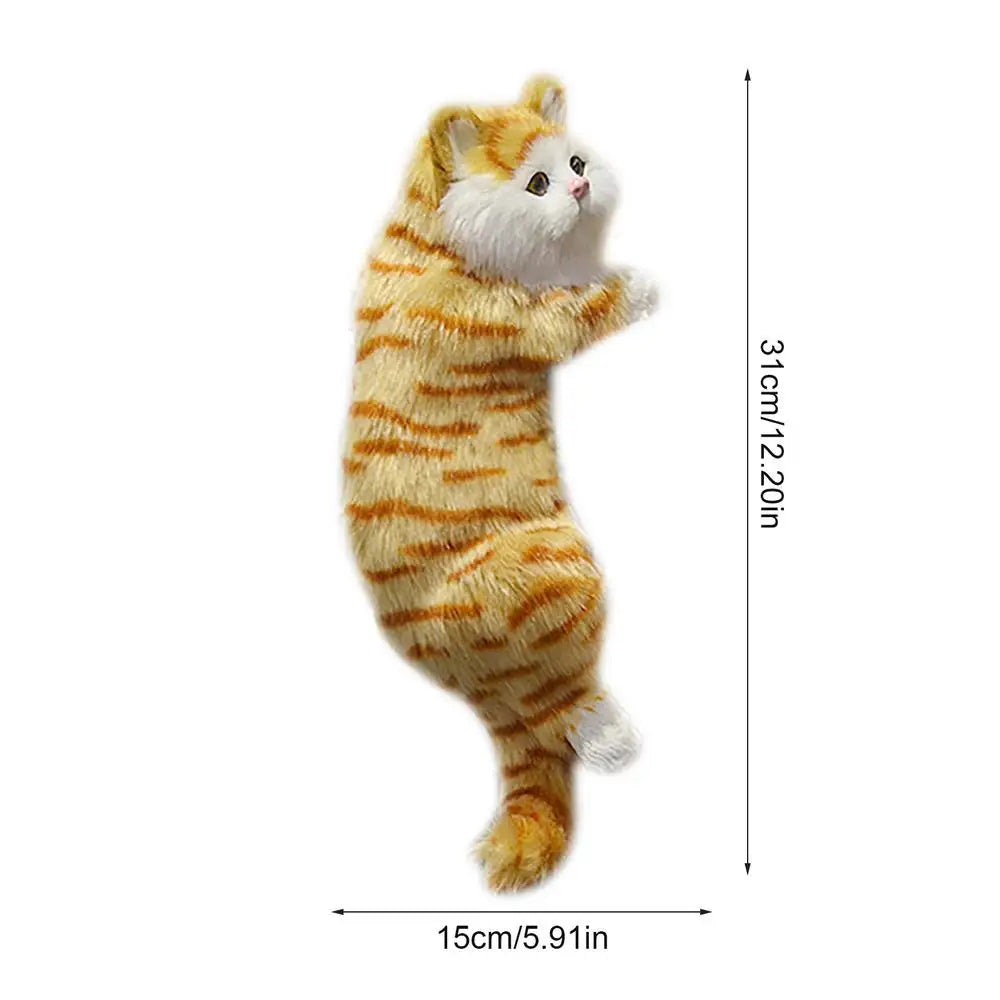 Simulation Furry Hanging Cat – Adorable Plush Decoration