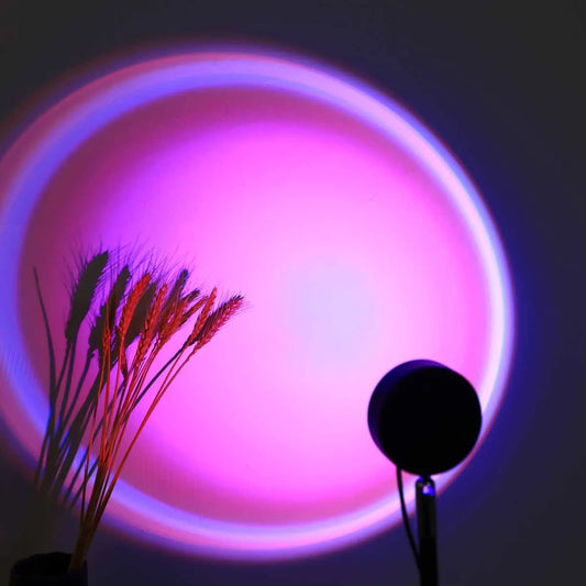 USB Sunset Projection Light, 16 Colors, 180 ° Rotation