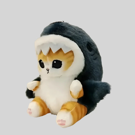 MOFUSAND Shark Cat Plush Doll – Adorable and Soft Collectible Pendant