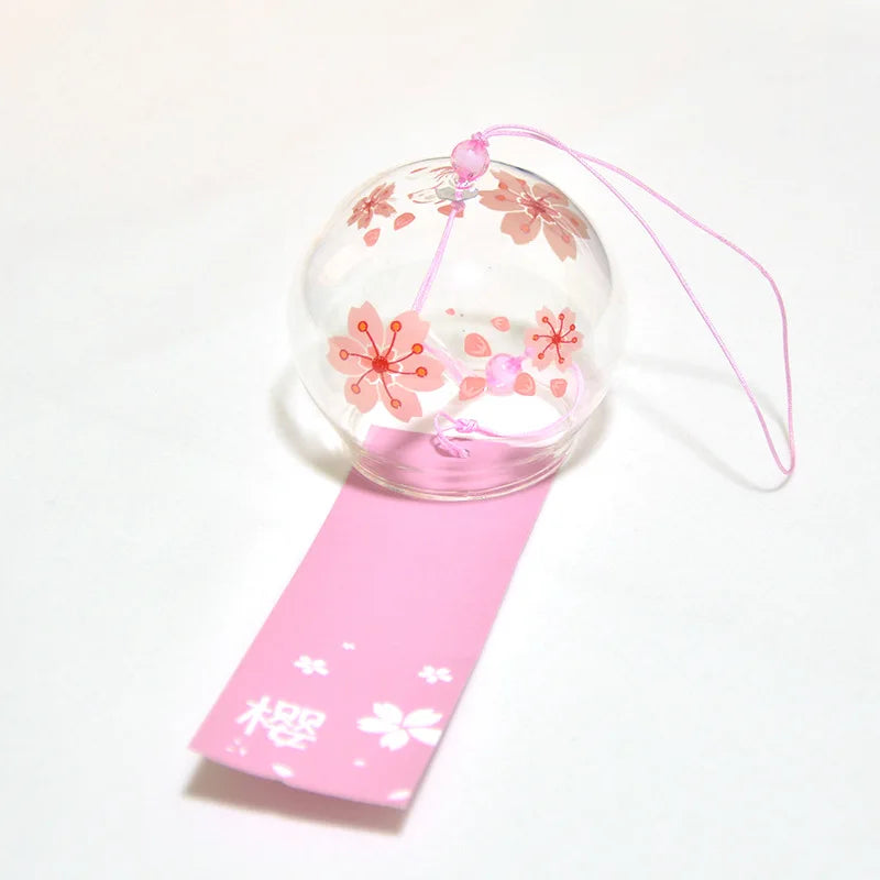 Handmade Sakura Wind Chimes – Japanese Glass Furin