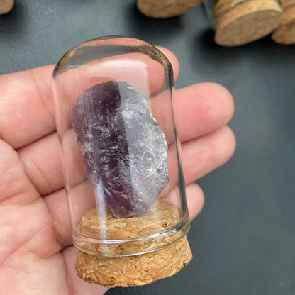 Natural Raw Stone Crystal Display Jar – A Unique Specimen Collection