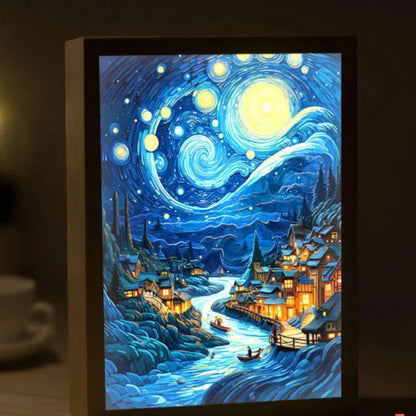 Van Gogh LED Painting Lamp – A Blend of Art and Light