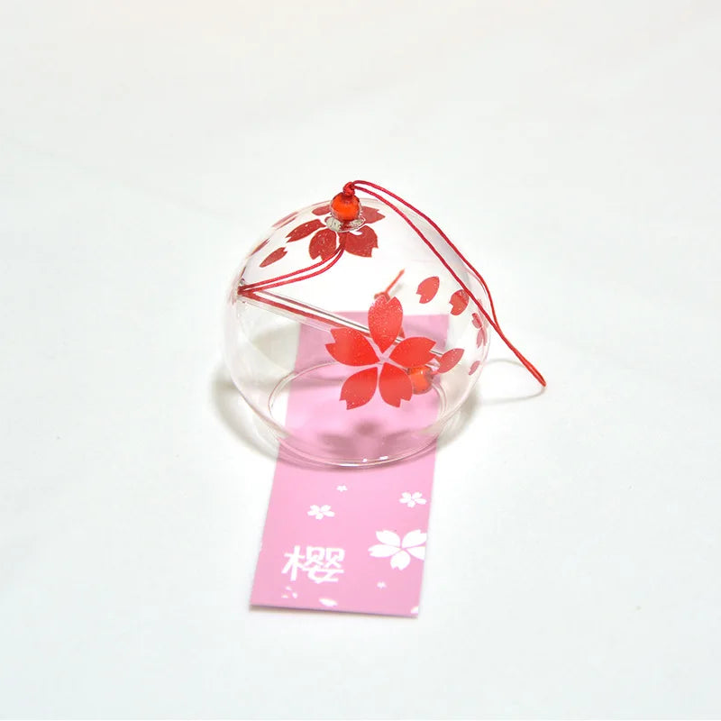 Handmade Sakura Wind Chimes – Japanese Glass Furin