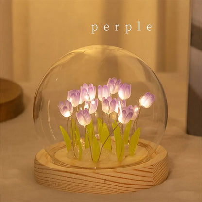 DIY Tulip Night Light – Elegant and Personalized Bedroom Decor