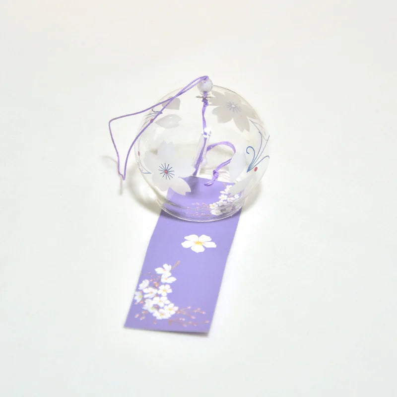 Handmade Sakura Wind Chimes – Japanese Glass Furin