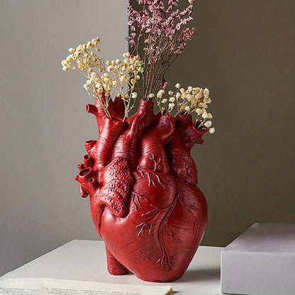 Creative Heart-Shaped Heart Vase – Elegant Home Decor Accent