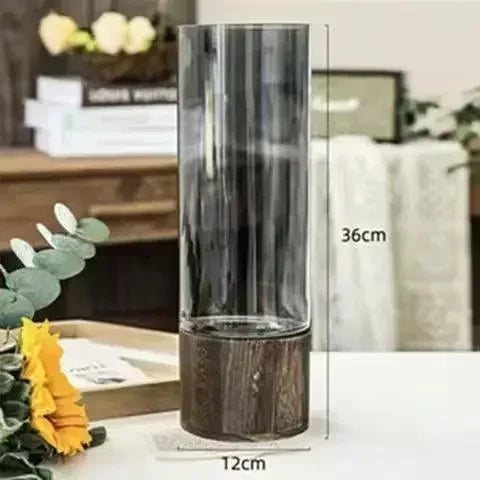 Vase Elegant Glass Decor – Modern Simplicity