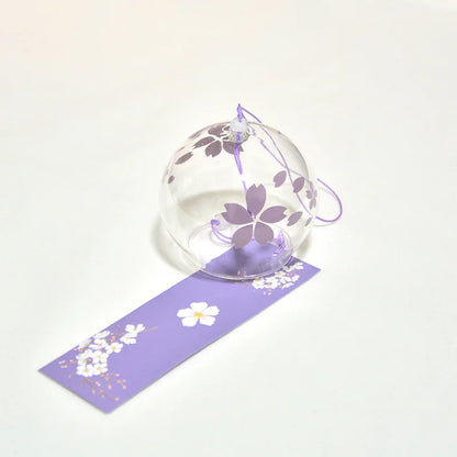 Handmade Sakura Wind Chimes – Japanese Glass Furin