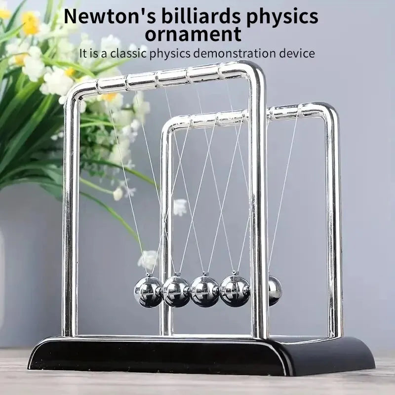 Newton Bumper Ball Physics Ornament – A Timeless Desk Accessory