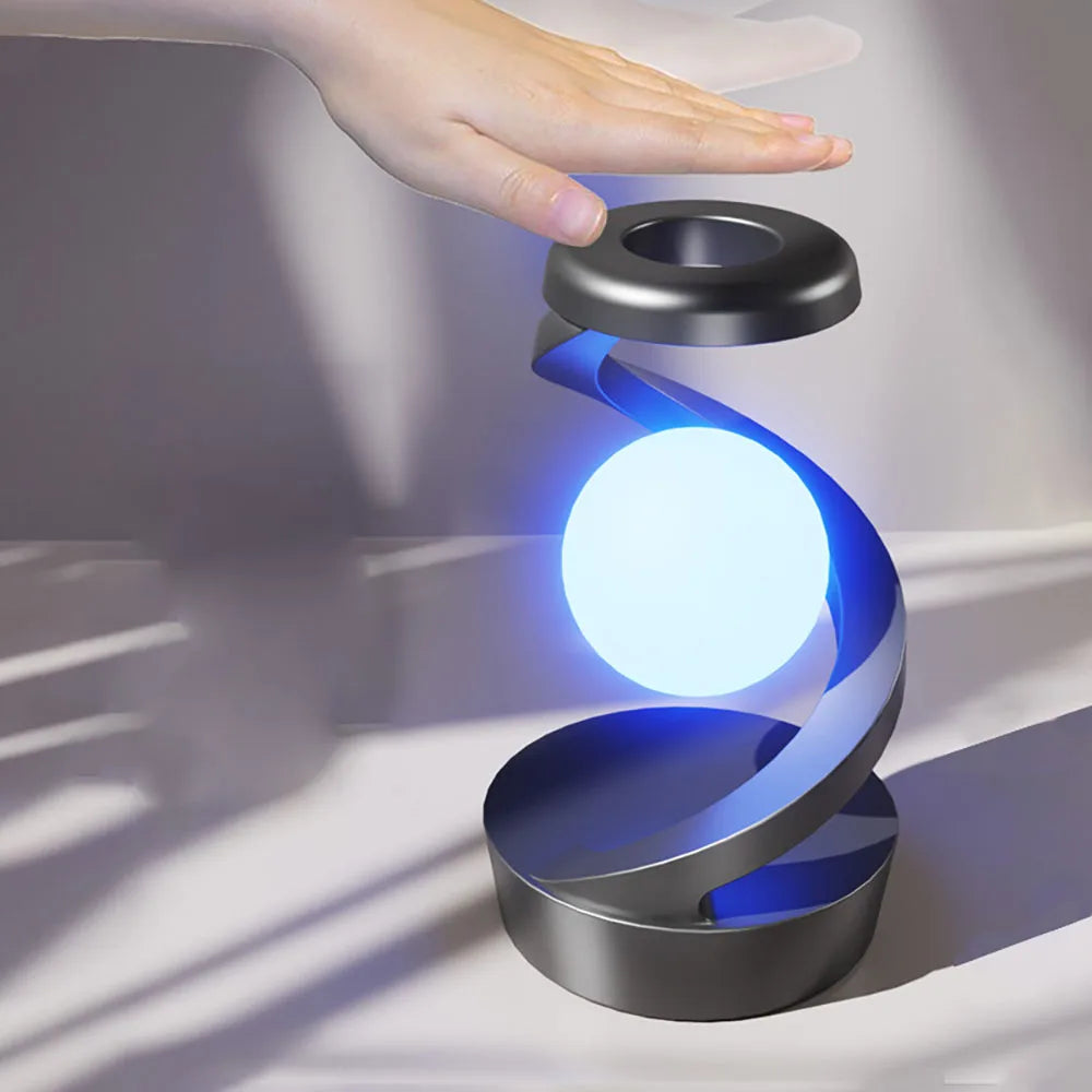 ICSATMA Rotating Floating Moon Night Light