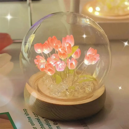 DIY Tulip Night Light – Elegant and Personalized Bedroom Decor