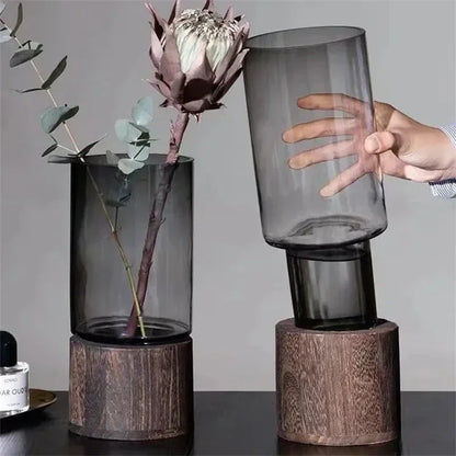 Vase Elegant Glass Decor – Modern Simplicity