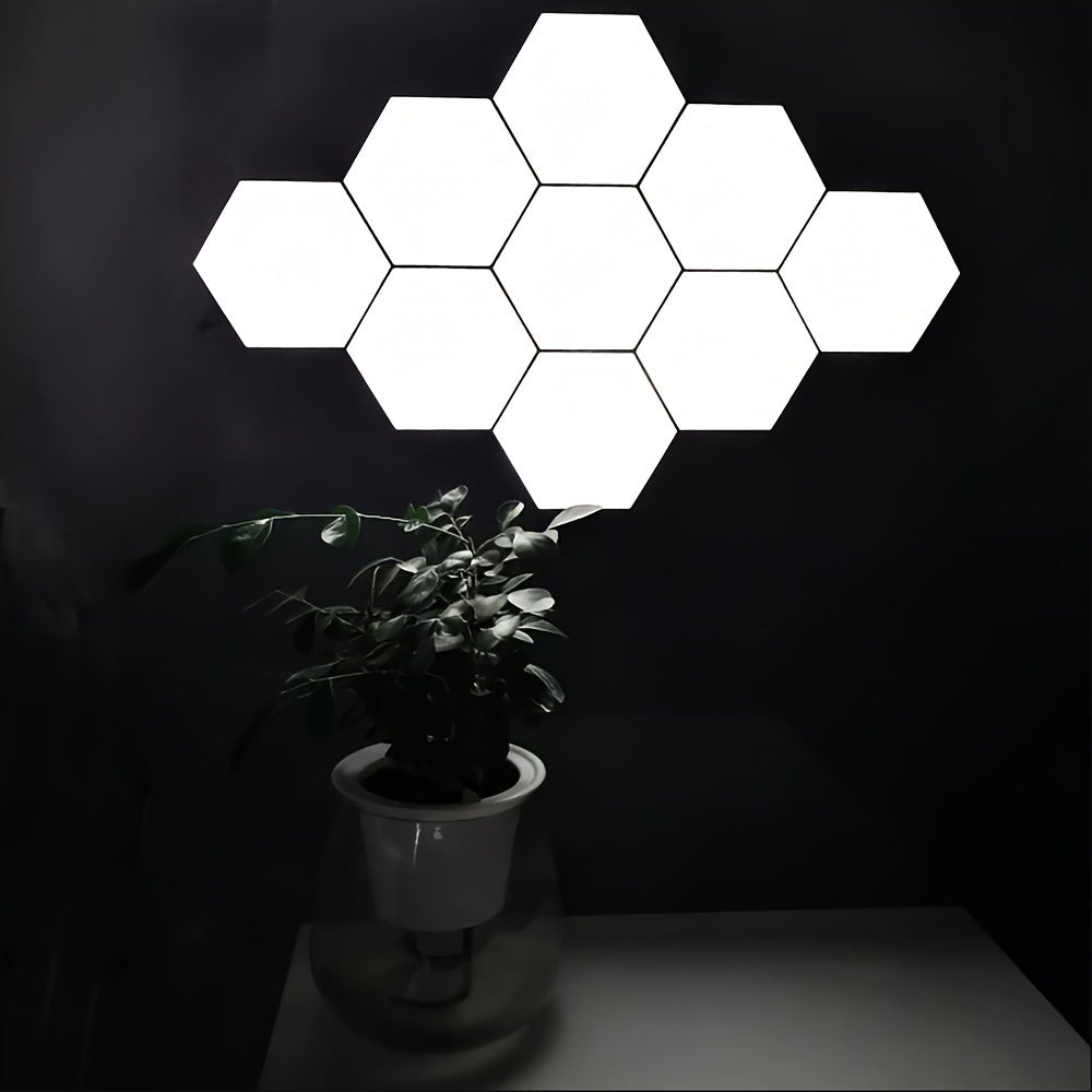 Touch-Controlled Hexagonal LED Wall Lights