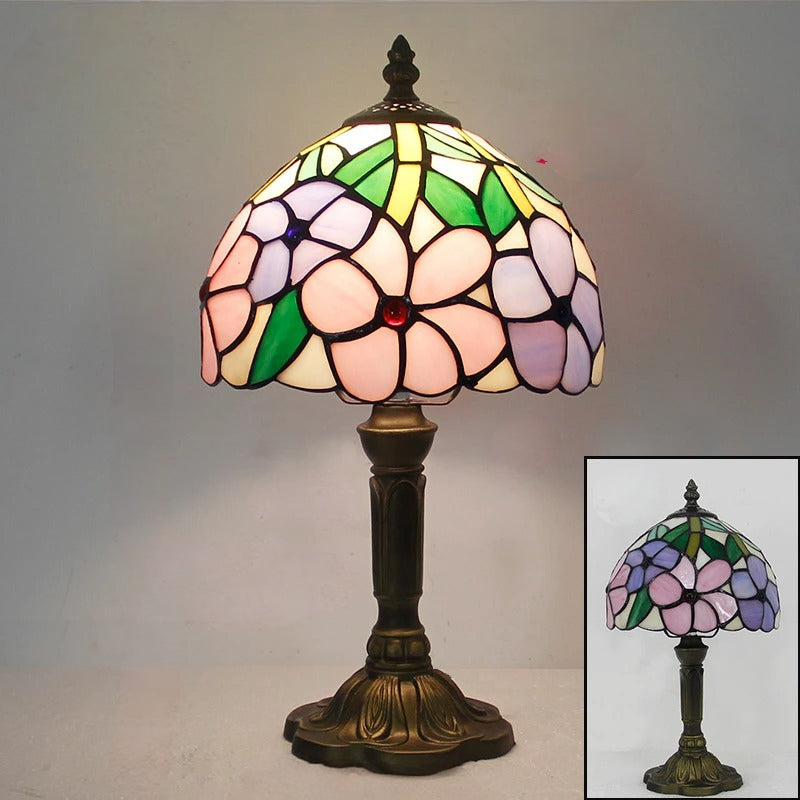 Khelse Retro Tiffany Table Lamp – Timeless Mediterranean Style