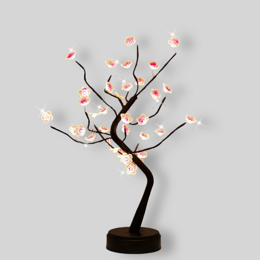 Cherry Blossom Tree LED Lamp – Warm and Elegant Night Light