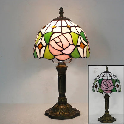 Khelse Retro Tiffany Table Lamp – Timeless Mediterranean Style