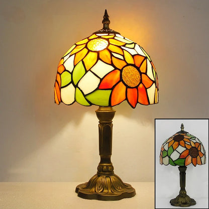 Khelse Retro Tiffany Table Lamp – Timeless Mediterranean Style