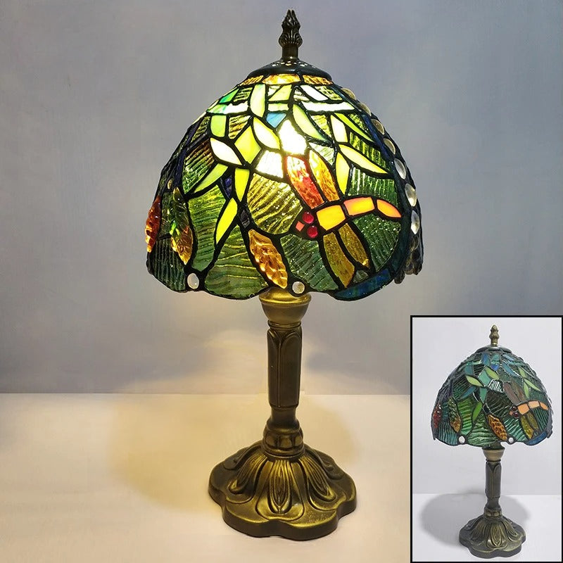 Khelse Retro Tiffany Table Lamp – Timeless Mediterranean Style