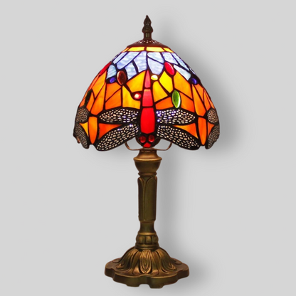 Khelse Retro Tiffany Table Lamp – Timeless Mediterranean Style